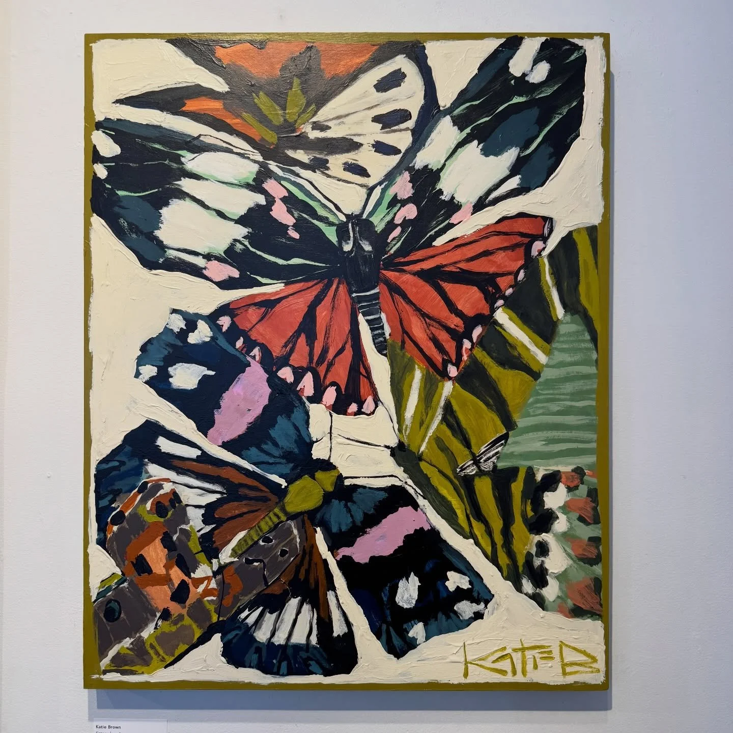 Katie Brown layers color, pattern, texture, and movement with confidence and control 🦋 

A talent on the rise! This 30&times;24&rdquo; is a chance to add her work to your collection while it&rsquo;s still within reach.

DM for details 🍊