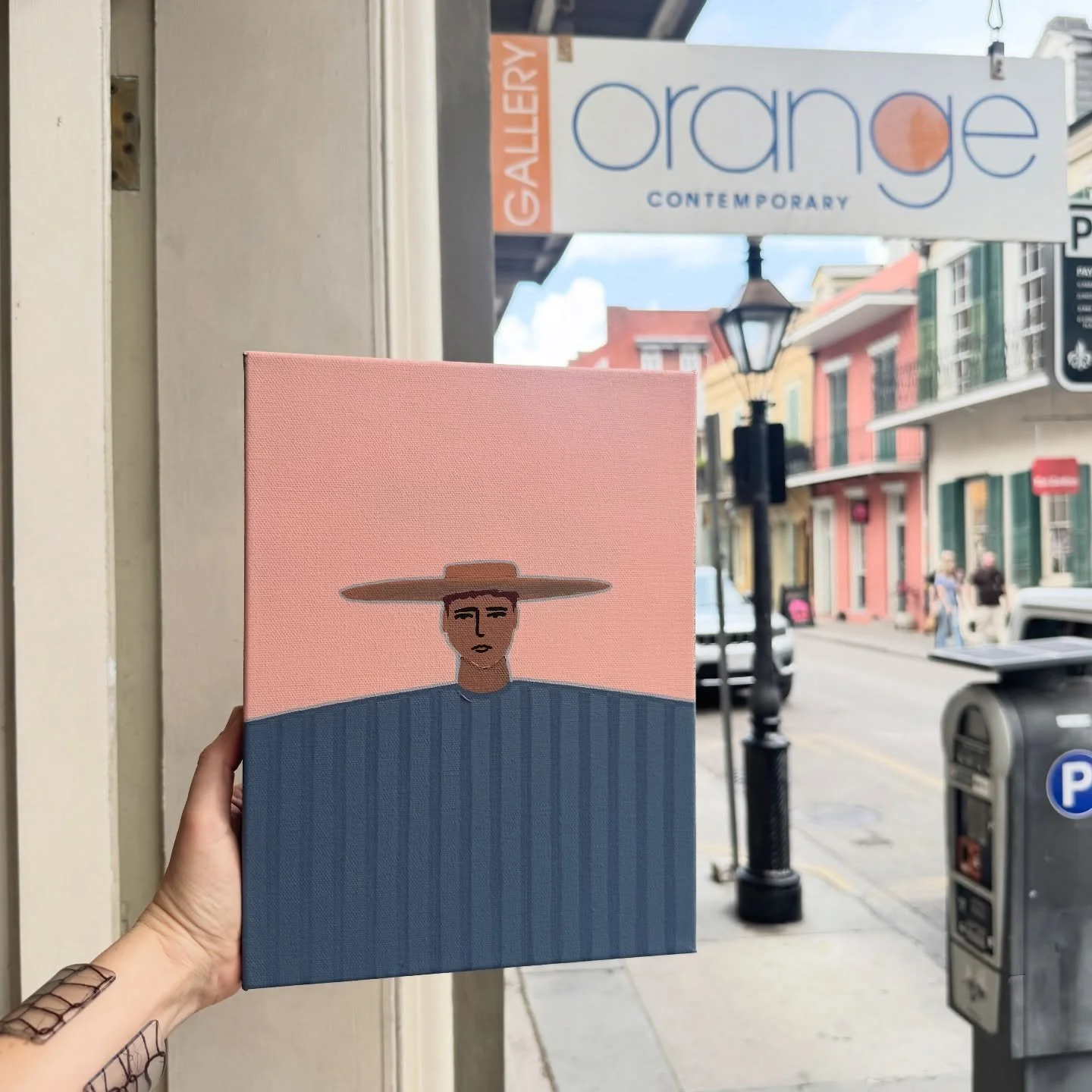 A new works from Mike Phillips has arrived at Gallery Orange 🍊A collection defined by color, line, and restraint.

9 &times; 11&rdquo; framed at $165
8 &times; 10&rdquo; matted at $150

The kind of work that builds well in multiples.
All nine framed