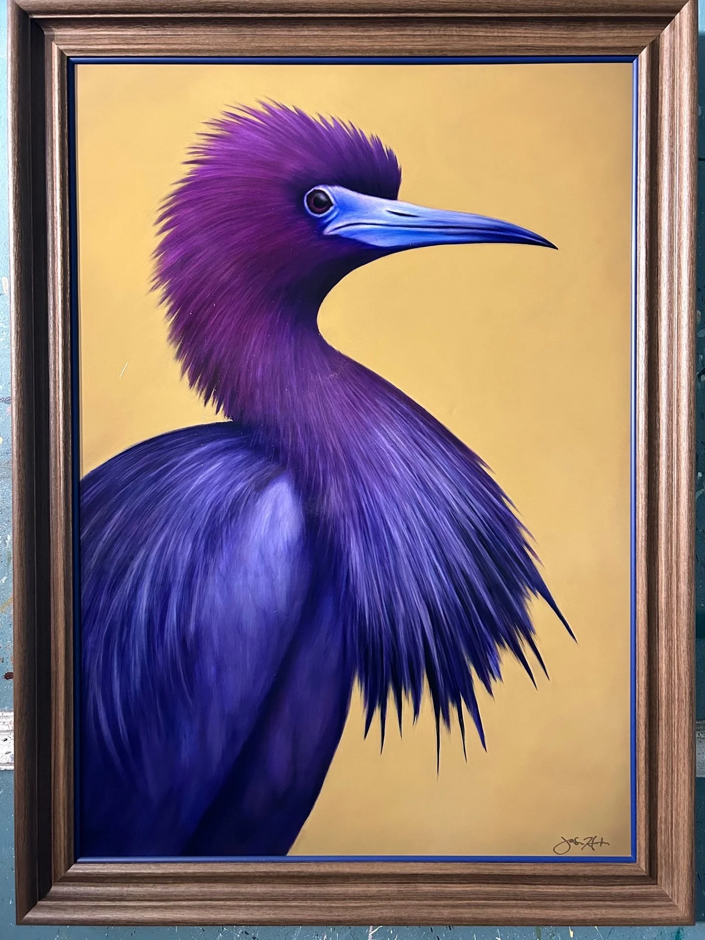 A striking new oil painting "Mood Indigo" by Jason Horton has just landed in the French Quarter. A true statement piece!

Visit us at the gallery 819 Royal Street or message for details
