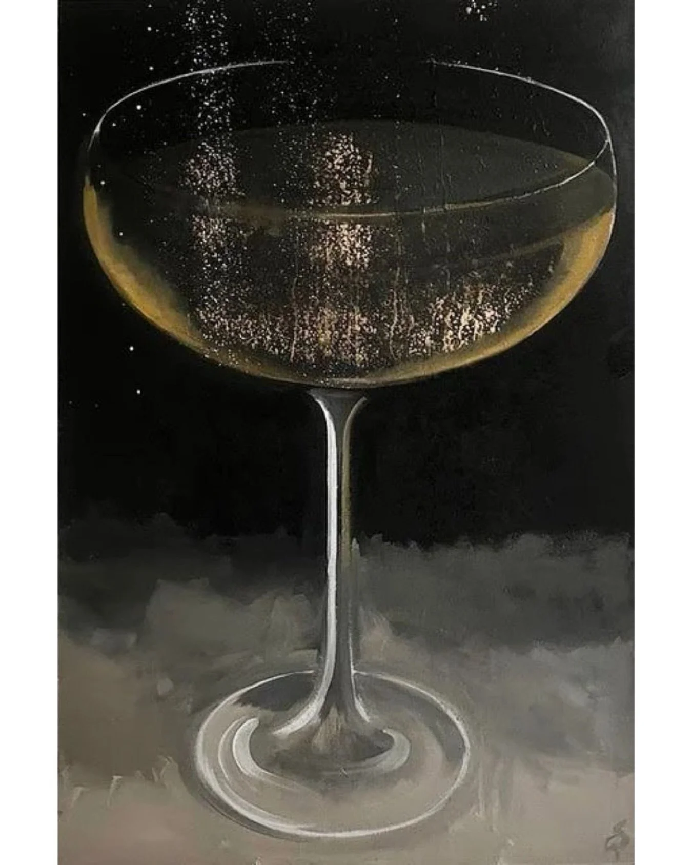 Cheers to the weekend🥂 New work from Grant Schexnider has arrived at our Magazine St Pop Up. 

Known for his atmospheric cocktail paintings, Schexnider transforms a simple pour into a study of light, mood, and ritual.

Petite Coupe &agrave; Champagn