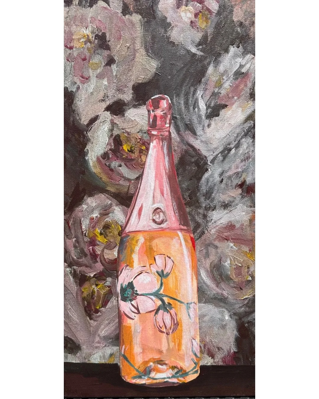 Double the bubbles, double the fun 🍾Two party ready 20x10" mixed media works by @amycentolaart available now 🥂 $750 each, DM for details.