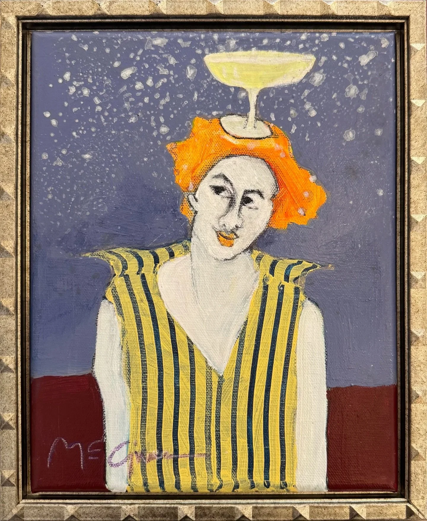 Come quickly, I am tasting the stars ✨ Wonderful little Peggy McGivern paintings ready to be collected.

"Bubbles" 8x10 inches $575 ea 🥂