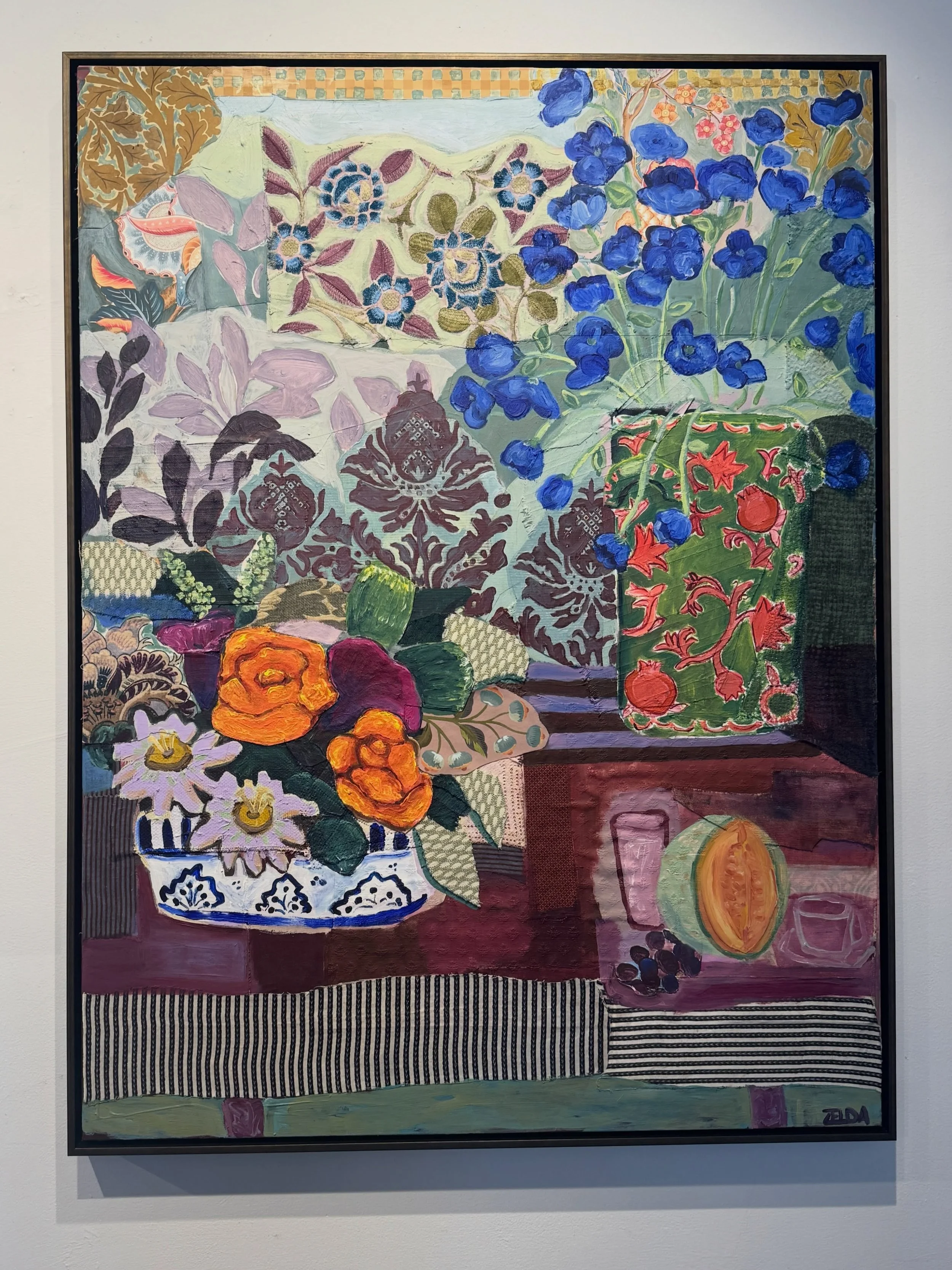 Zelda Speights-John builds her work from found materials, paint, and paper, constructing landscapes and objects that feel both gathered and remembered. Savvy collectors are already taking note of this emerging mixed media voice. She&rsquo;s one to wa