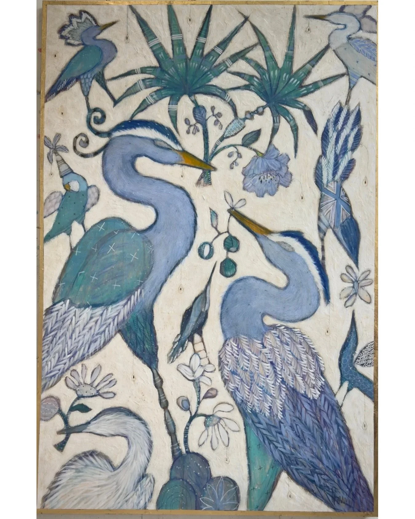 New arrival by Gretchen Weller Howard ✨ "Shades in Blue" 60x40 inches is a statement piece that doesn't overwhelm. This is a piece that will bring a sense of harmony and sophistication to any room 💙