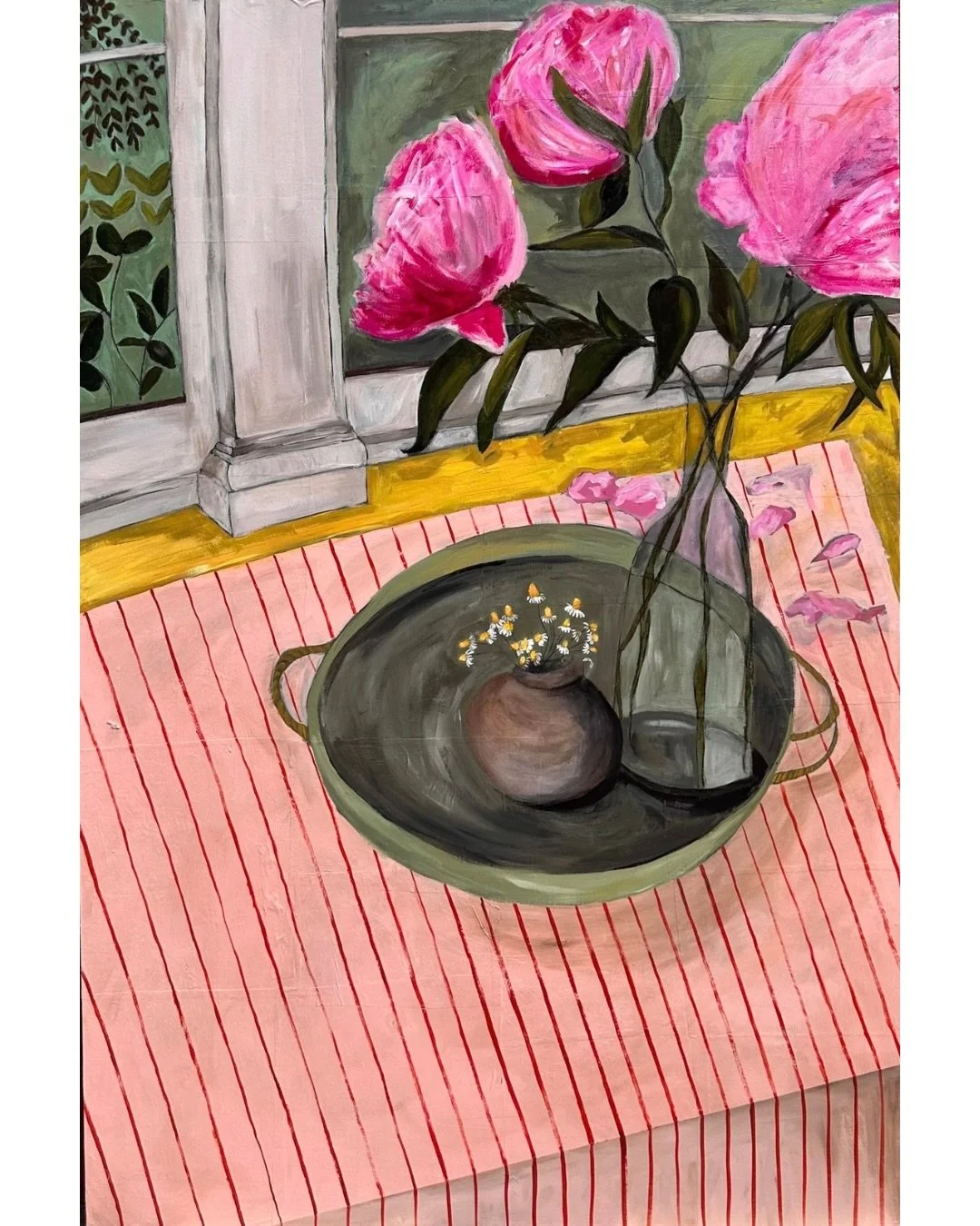 &ldquo;Finishing Touches&rdquo; by Amy Henry Centola is a large-scale statement piece designed to transform a space. Visually rich and refined, it&rsquo;s the kind of work that becomes the finishing touch a room was waiting for. Available now✨

&quot