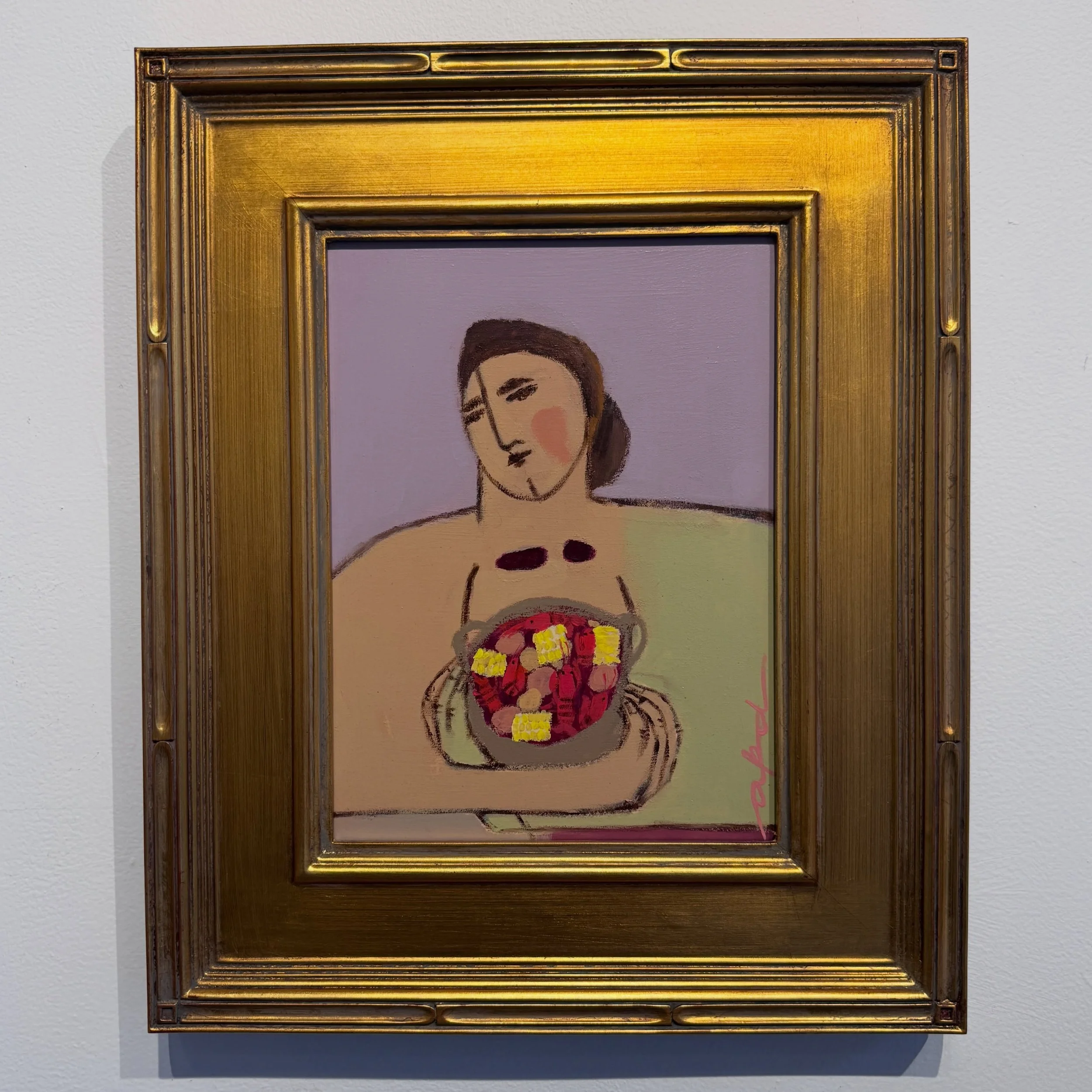A charming nod to a Southern ritual 🦞 🌽 "Camille and a Crawfish Boil" by Alison Duncan

Acrylic on panel
Beautiful framed to 18.5x15.5 inches
Accessibly priced at $795