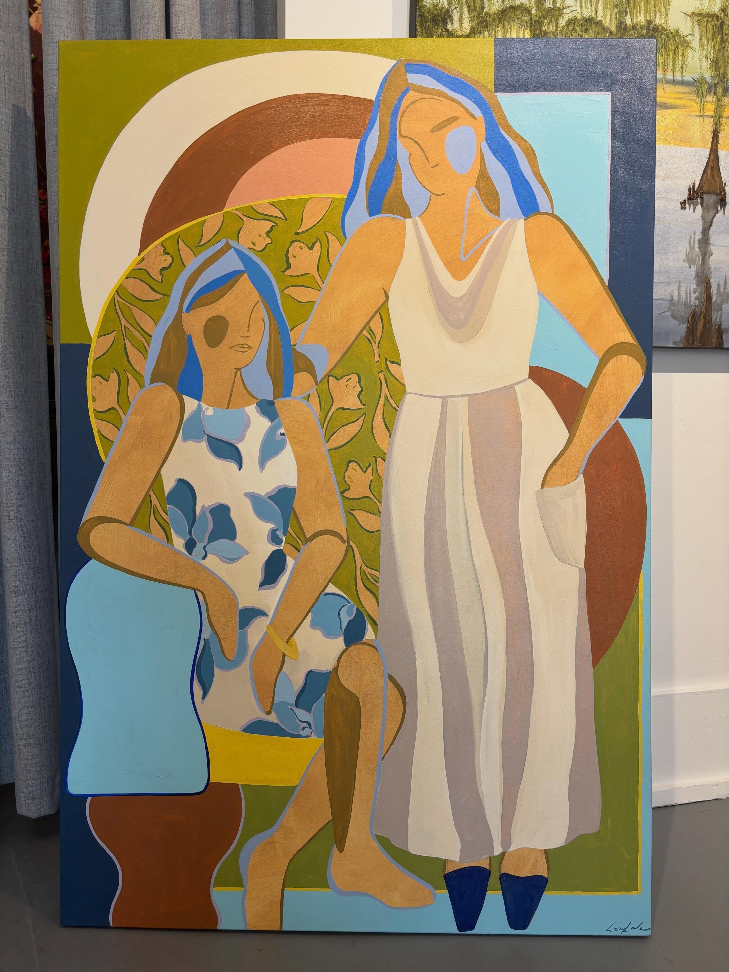 This beautiful 60x40 painting on canvas by Lizzy Love arrived just in time for the Sail 250 weekend here in New Orleans. Appropriately titled &ldquo;They Don&rsquo;t Give up the Ship&rdquo;. Pop down and see the 2 new pieces in person and check out t