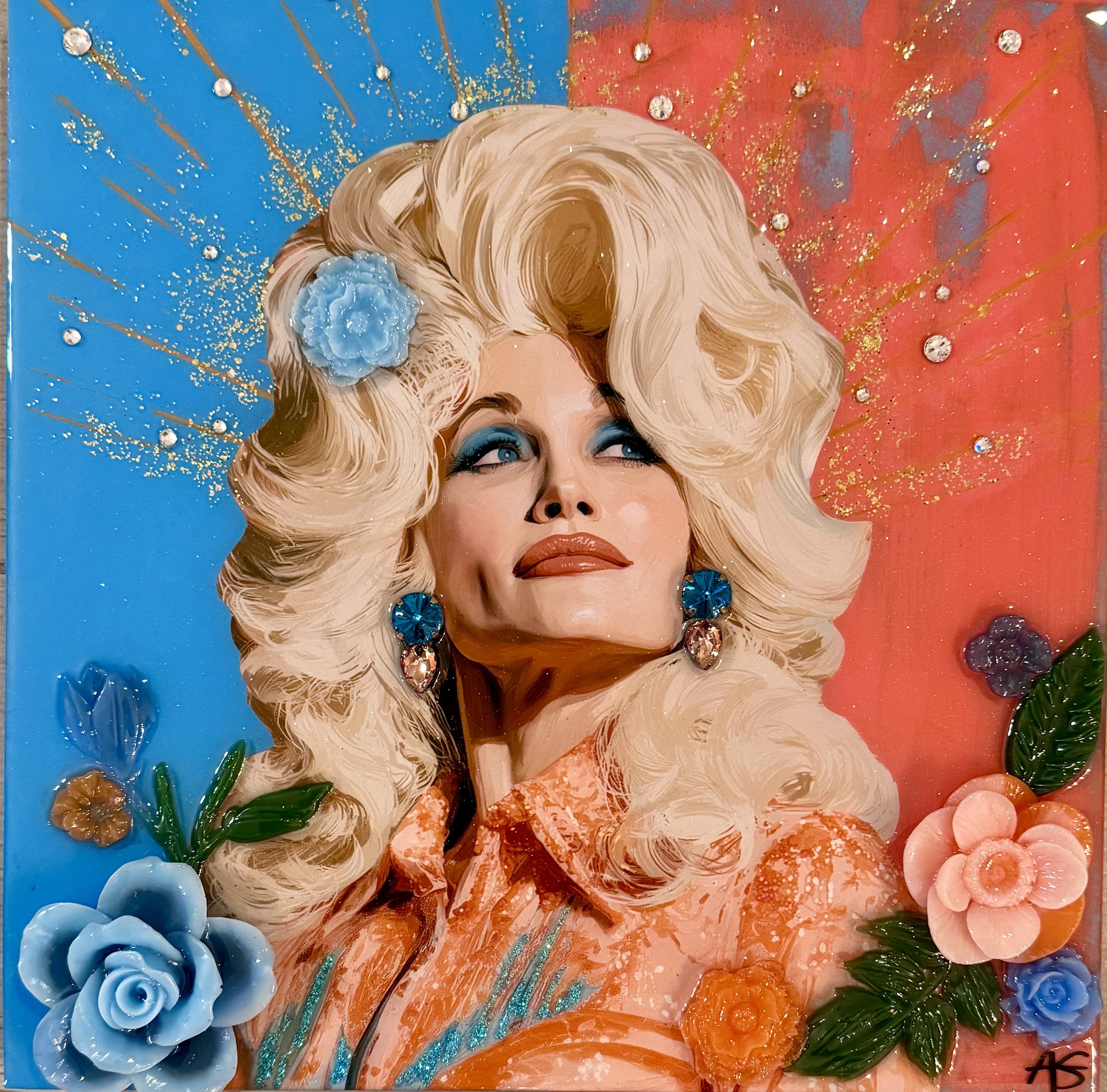 Dolly on Orange / Blue