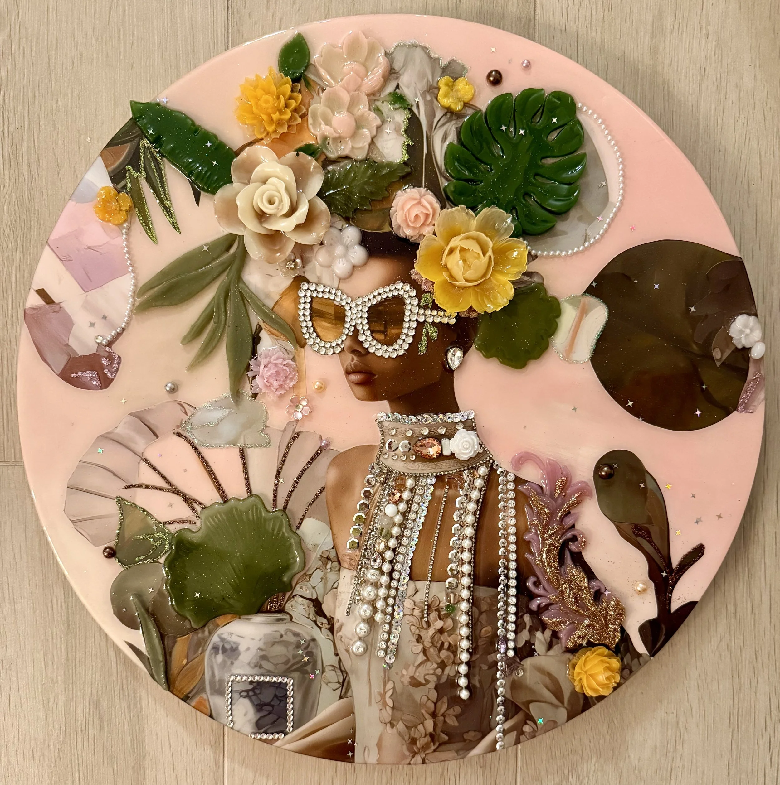 Amy Shekhter_Peaches and Cream, 18” round $1400.jpeg