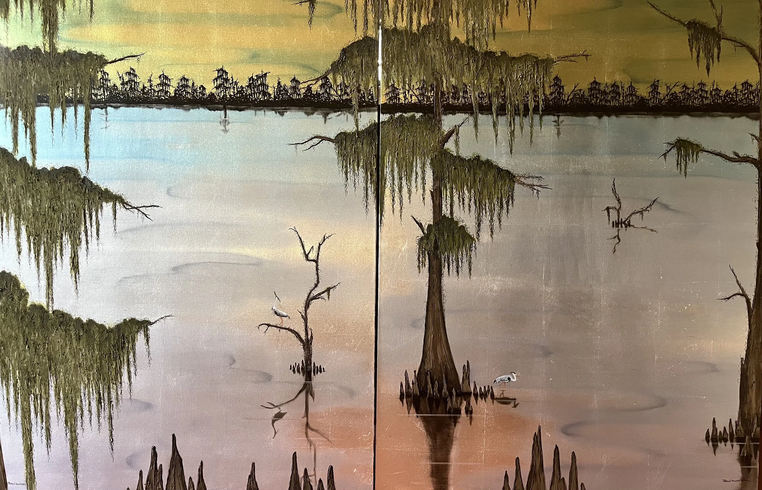 Swamp Scene Diptych