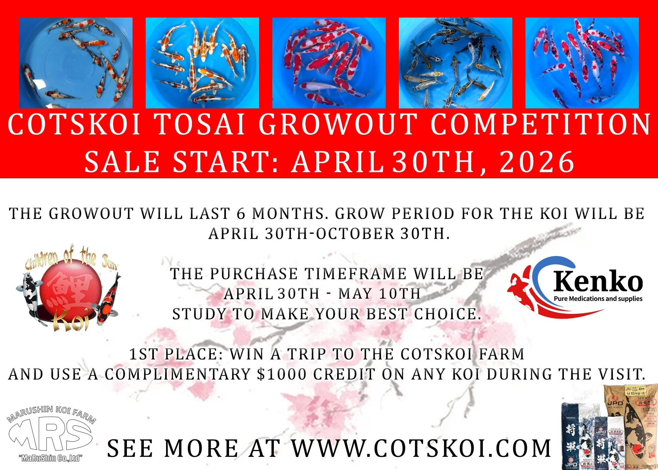 SPRING TOSAI GROWOUT EVENT