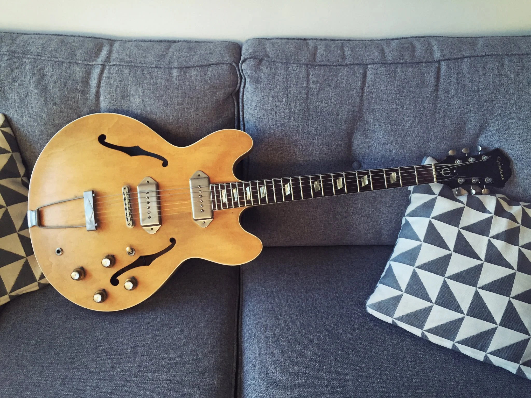 The Beatles Epiphone Casino Hire 1965 John Lennon Movie Film TV UK