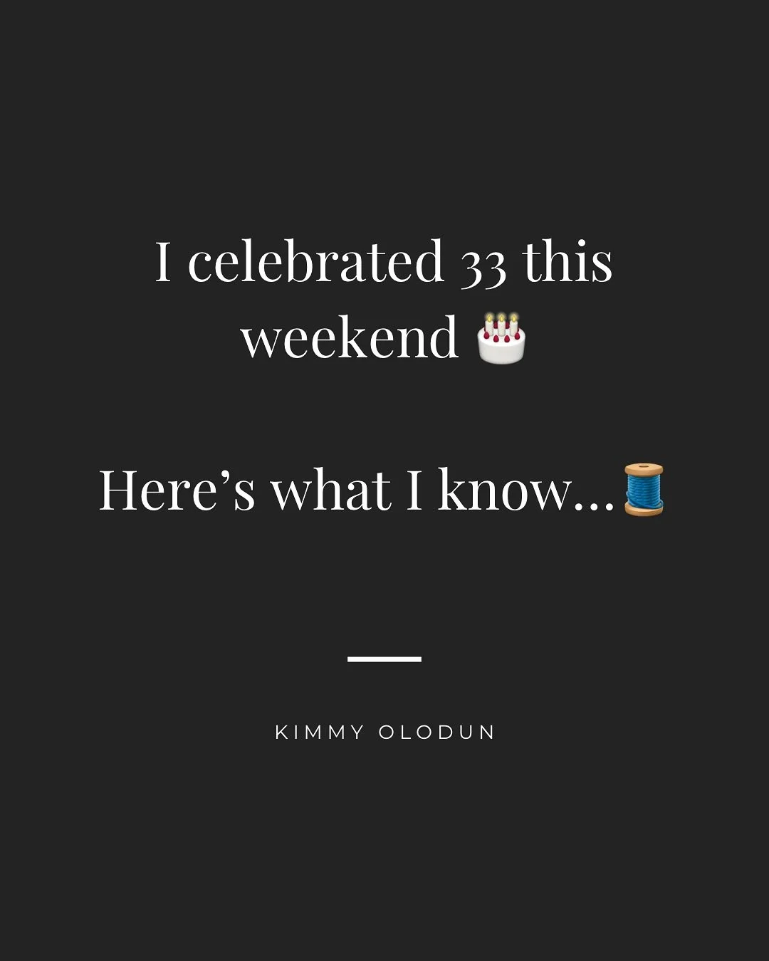 Happy 33 to Kim-(me!) 🤗 thanx for all the well wishes, I really appreciate them &hearts;️🫶🏽
