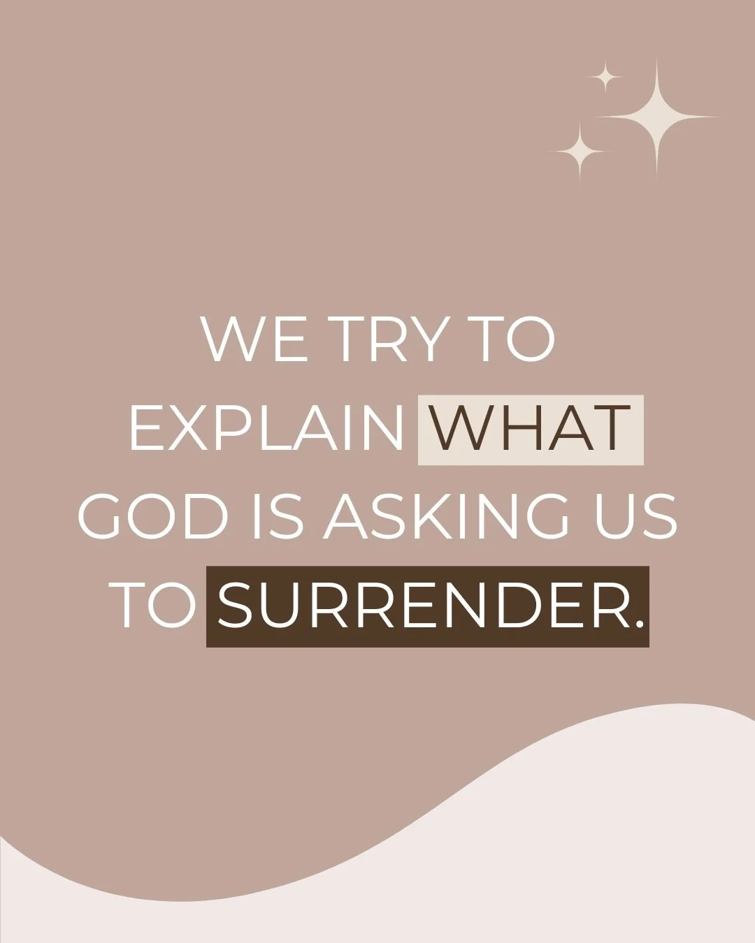 Understanding isn&rsquo;t the same as healing. Sometimes freedom begins when we stop over-explaining and start surrendering.