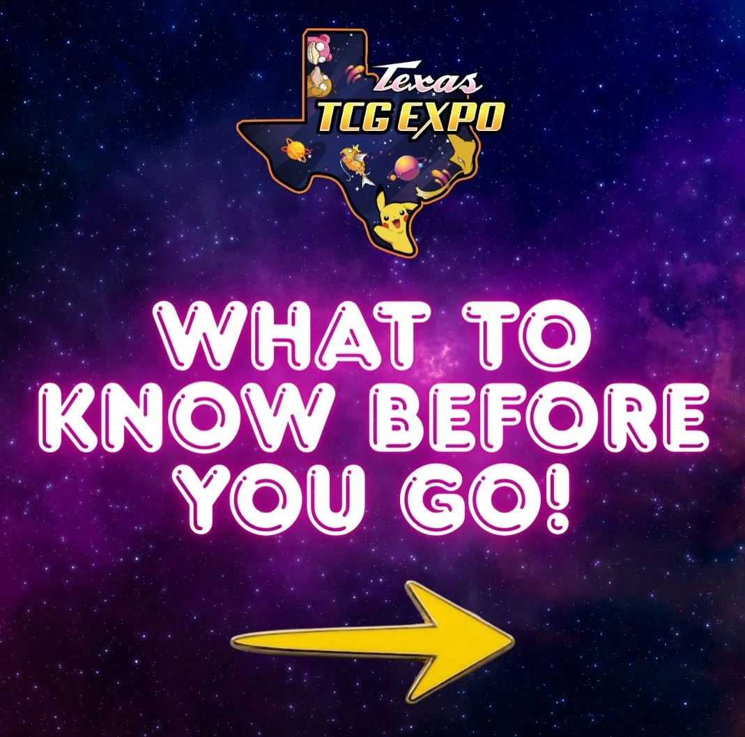 🚨 KNOW BEFORE YOU GO 🚨

Texas TCG Expo is TOMORROW! 🎉

We&rsquo;ve put together everything you need to know before you head to the show &mdash; parking, payments, giveaways, &amp; more!

📲 Save this post + send it to your crew!

📍 Waxahachie Civ