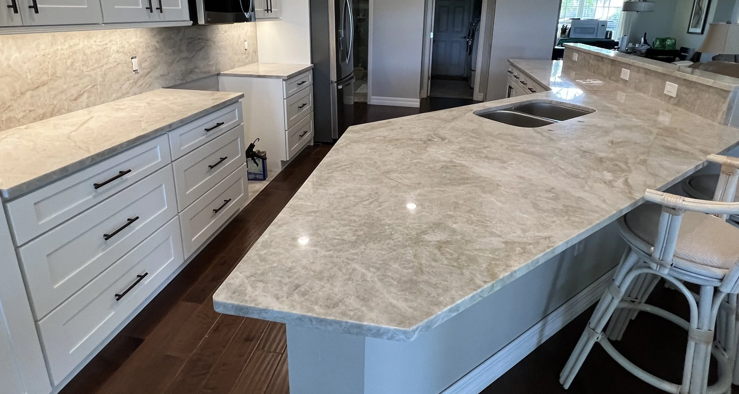Taj Mahal Quartzite Kitchen Countertops