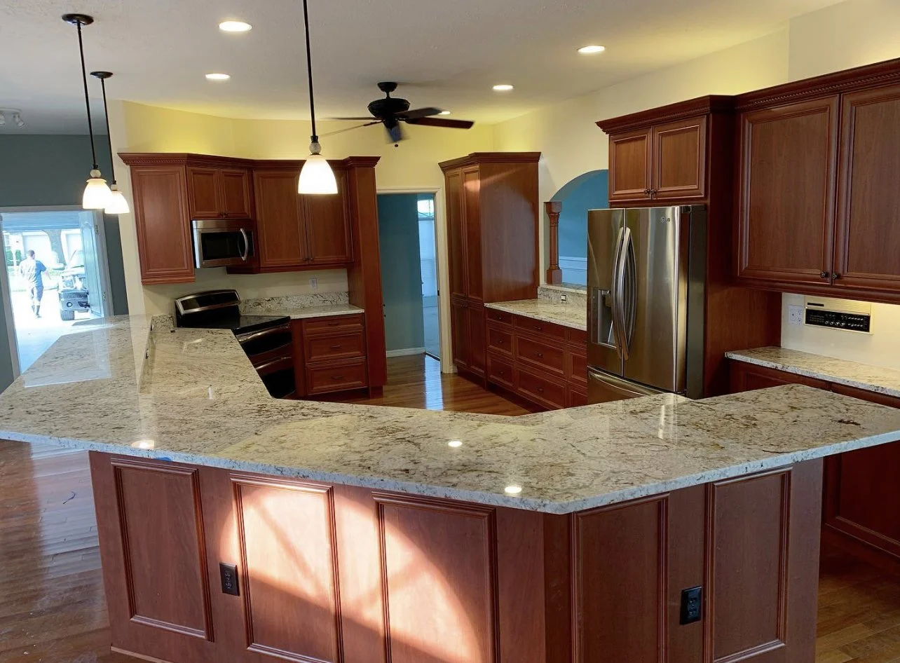 Typhoon Bordeaux Granite Kitchen Countertops