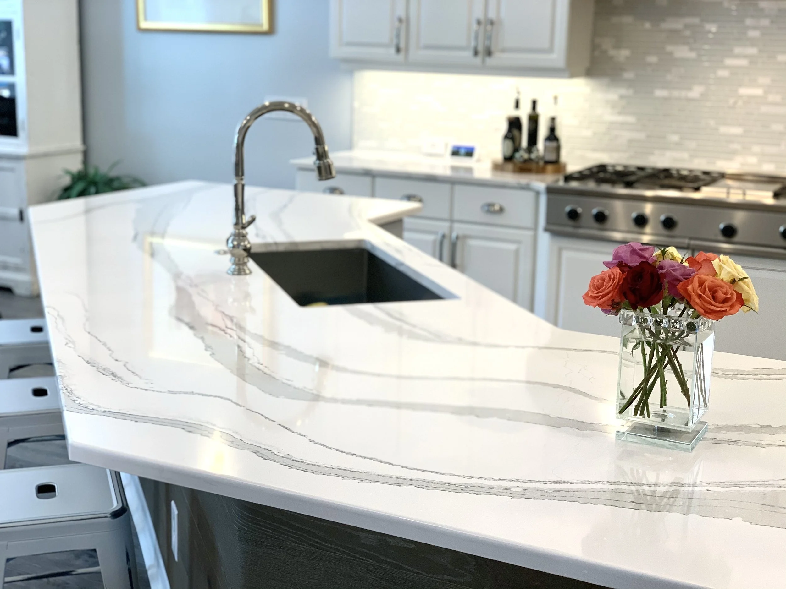 Cambria Brittanicca Quartz Kitchen Countertop