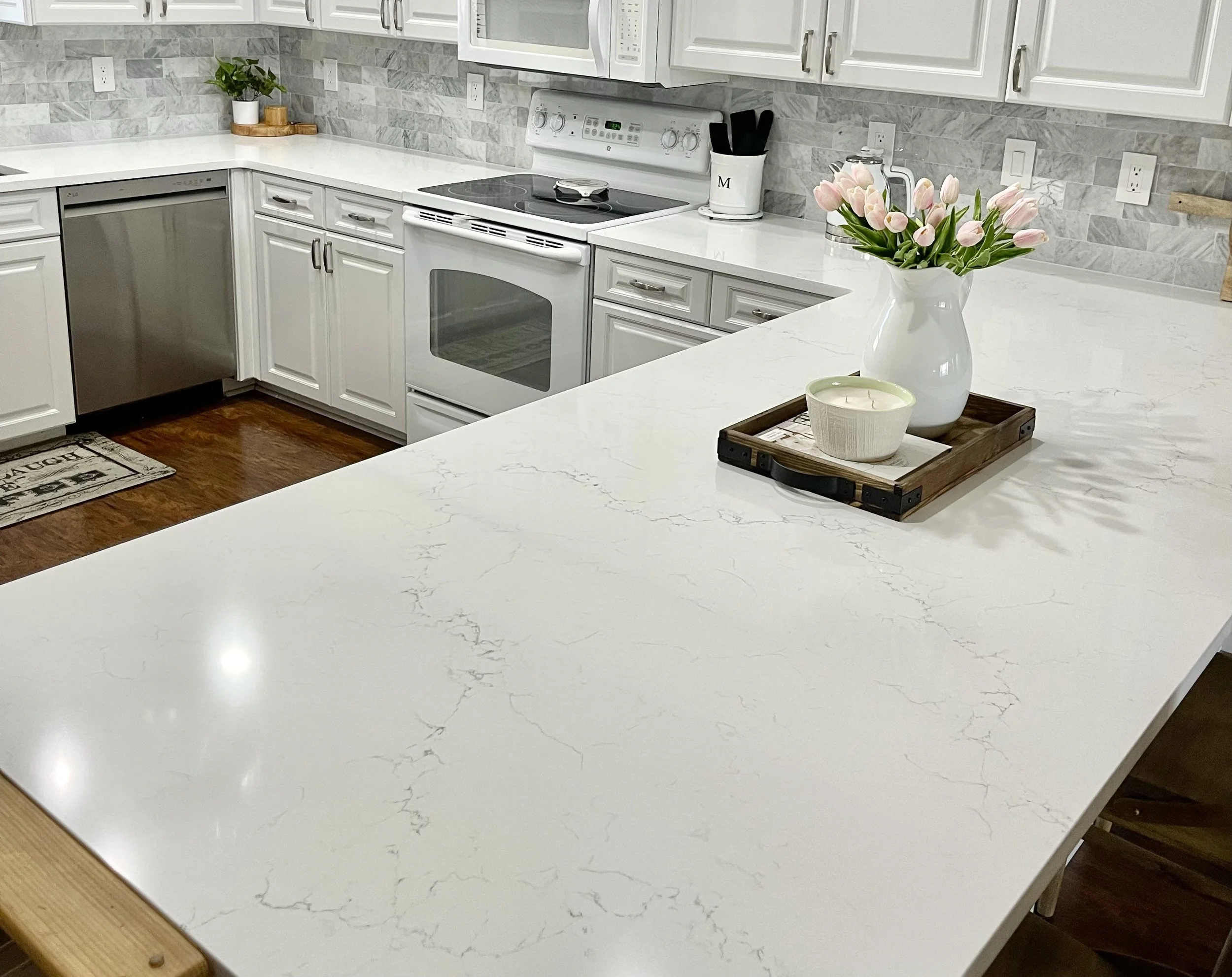 Vicostone Misterio Quartz Kitchen Countertop