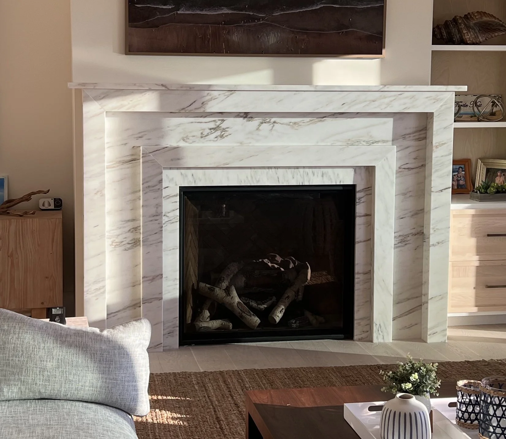 Imperial Danby Vermont Marble Fireplace