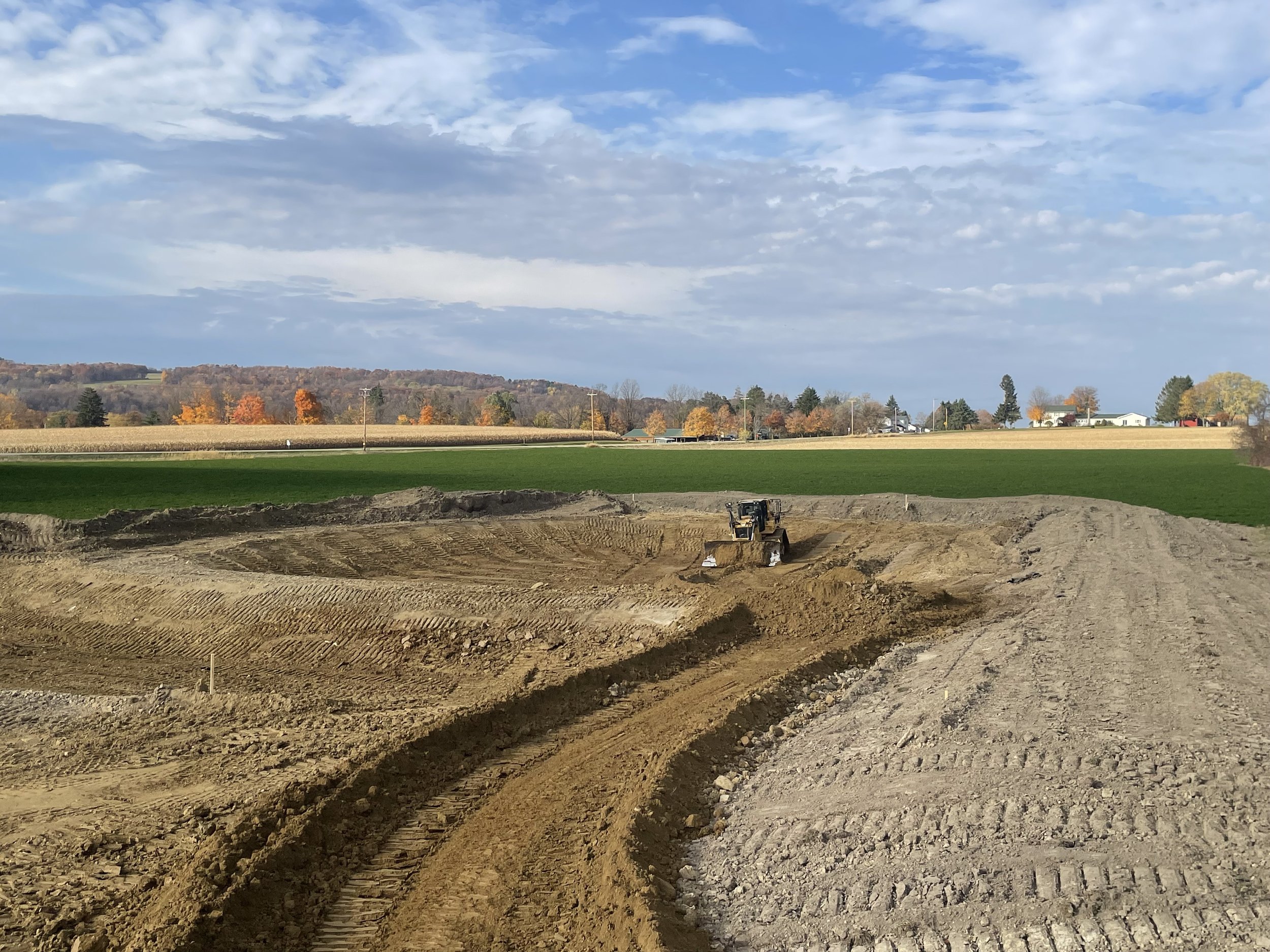 Excavation site work, Commercial Excavation, Mass Grading, Land Clearing, Parking Lot, Driveway, Allegany County, NY, Scio, New York