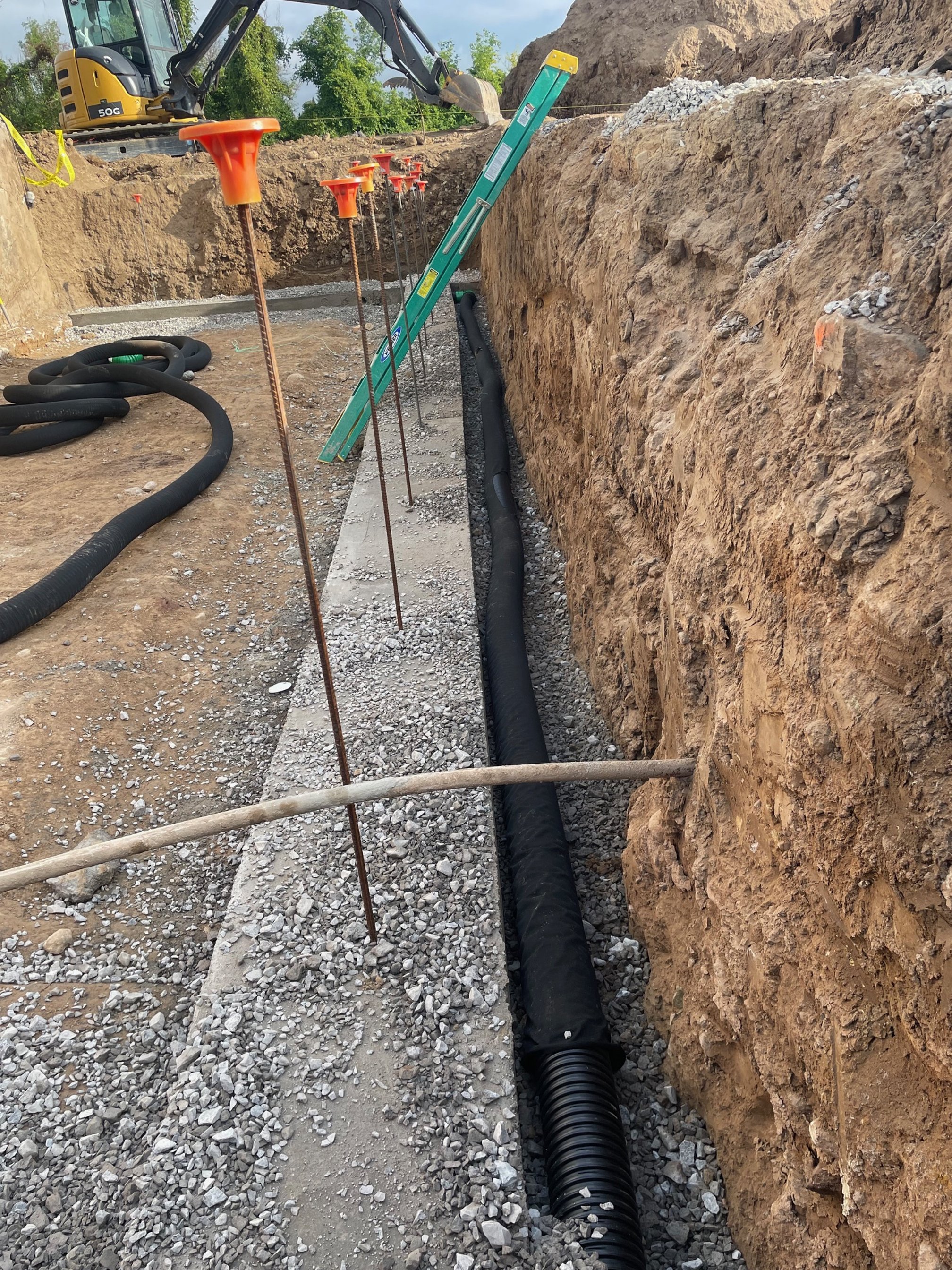 Excavation, Site Work, Footers, Concrete, Foundation Excavation, Property Drainage, Wyoming County, New York, Warsaw, New York