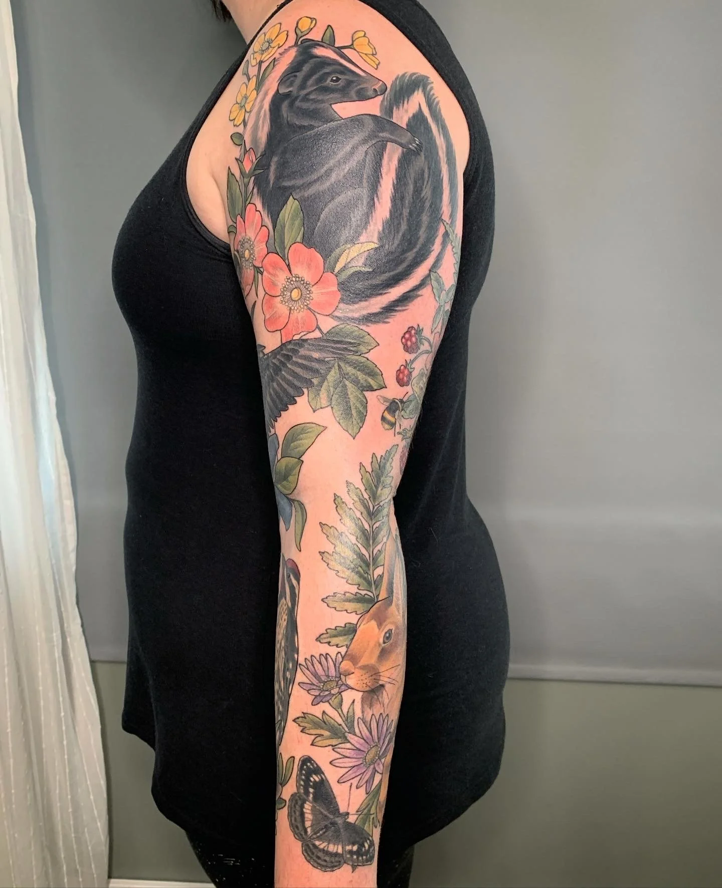 Nature sleeve. After touch ups.