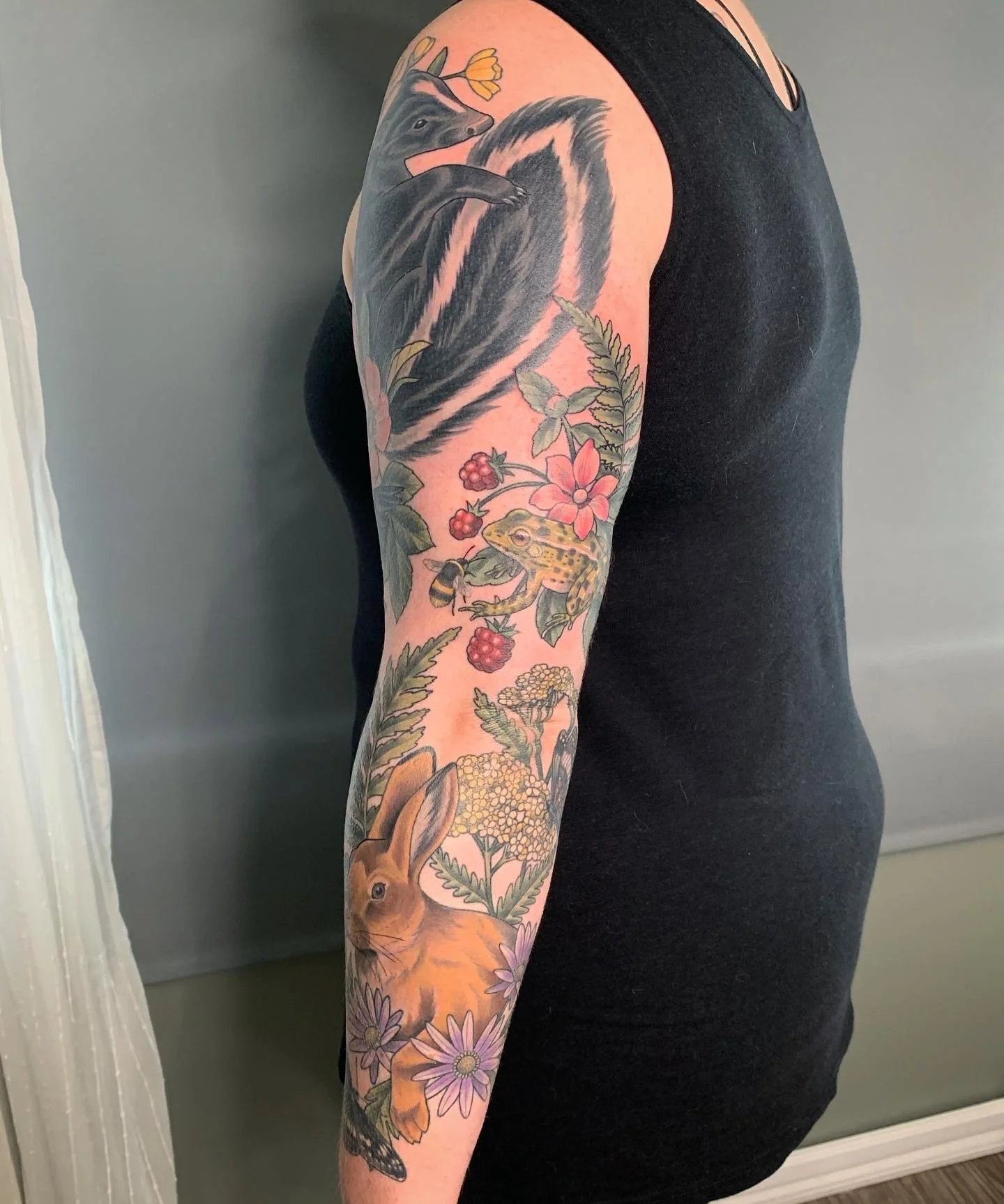 Nature sleeve. After touch ups.
