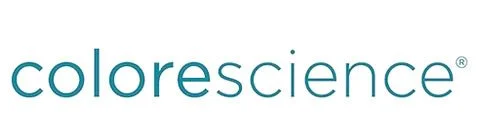 The logo of Colorescience, a skincare and cosmetics brand, featuring the brand name in teal lowercase letters.