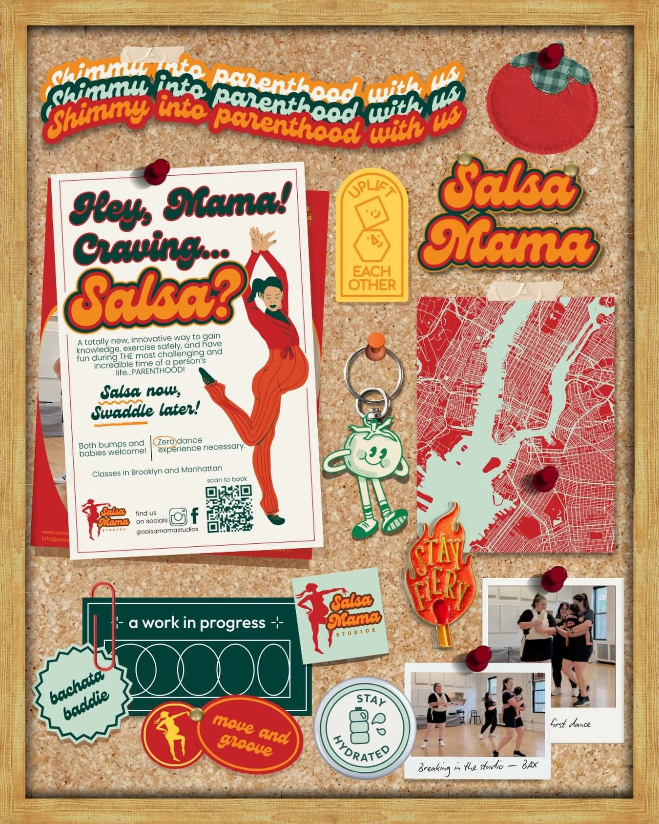 Who doesn&rsquo;t love a good vision board? Register for classes at the link in our bio, so Salsa Mama Studios can be on your vision board too!

#salsamama #salsamam&aacute; #visionboard #trend #dancing