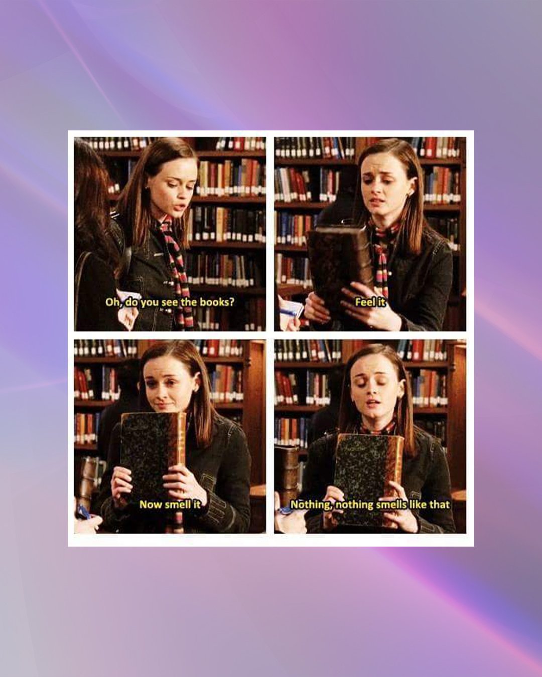 Which is better, the smell of a crisp new book, or well-loved old book?