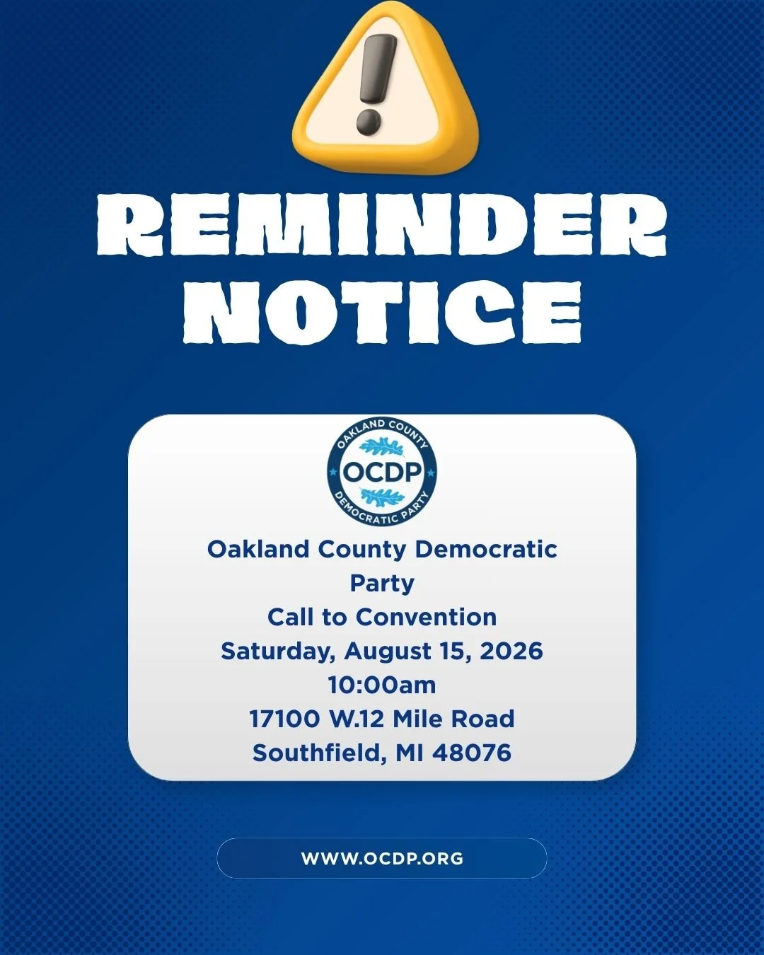 OCDP County Convention