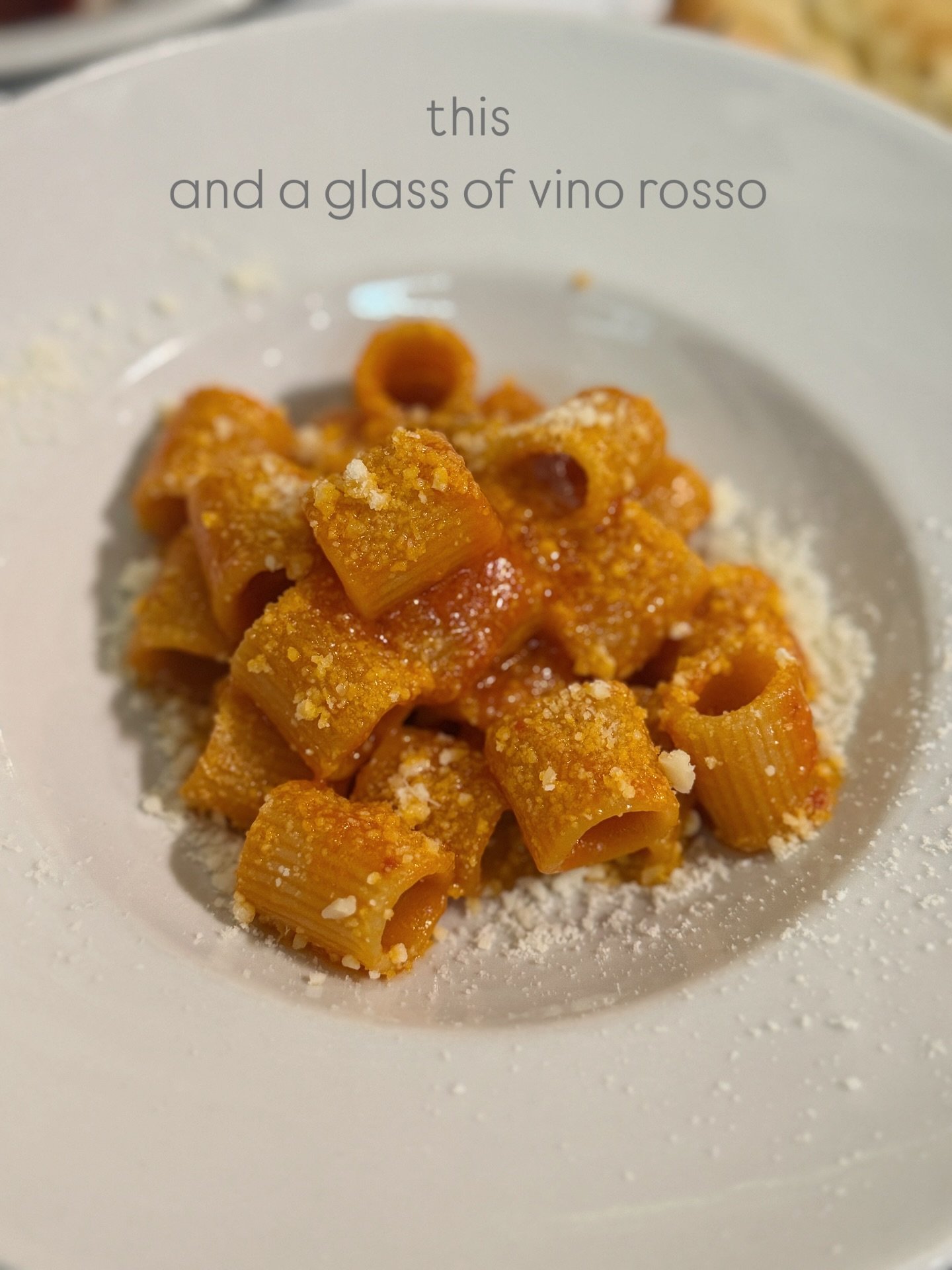 This and a glass of vino 👌🏻🍷✨

#roscioli #rome #roma #luxurytravel #LuxuryTravelAdvisor #TravelInStyle #BespokeTravel #CuratedLuxury #LuxuryLifestyle #EliteTravel #LuxuryGetaways #LuxuryTravelExpert #italytravel #italytips #italypasta