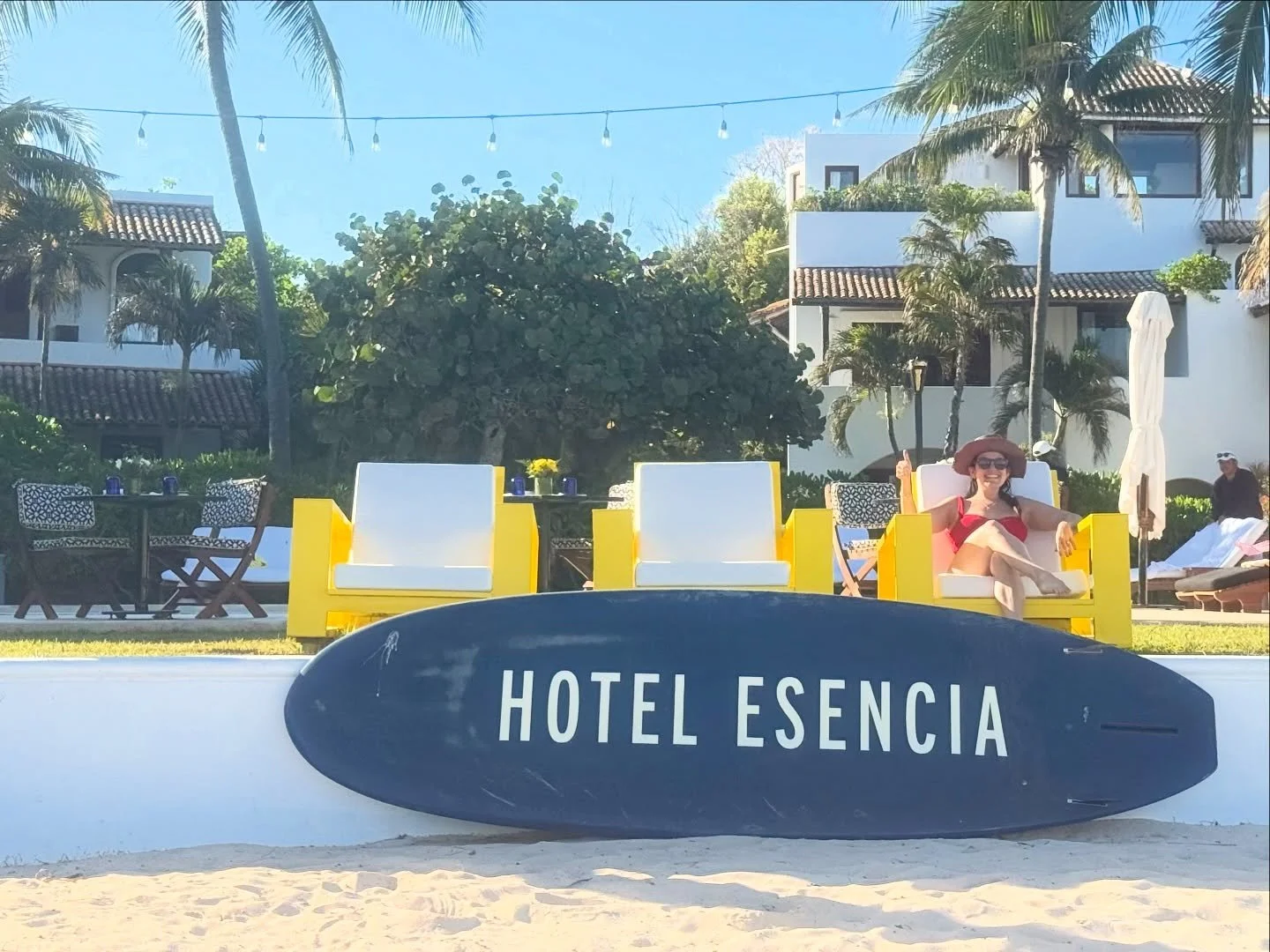 📸 snapshots from @hotelesencia ☀️🌴

The kind of service you don&rsquo;t notice but completely appreciate. That&rsquo;s Esencia. 

There&rsquo;s a &ldquo;service&rdquo; button by your beach chairs that you press once and the staff appear to help you