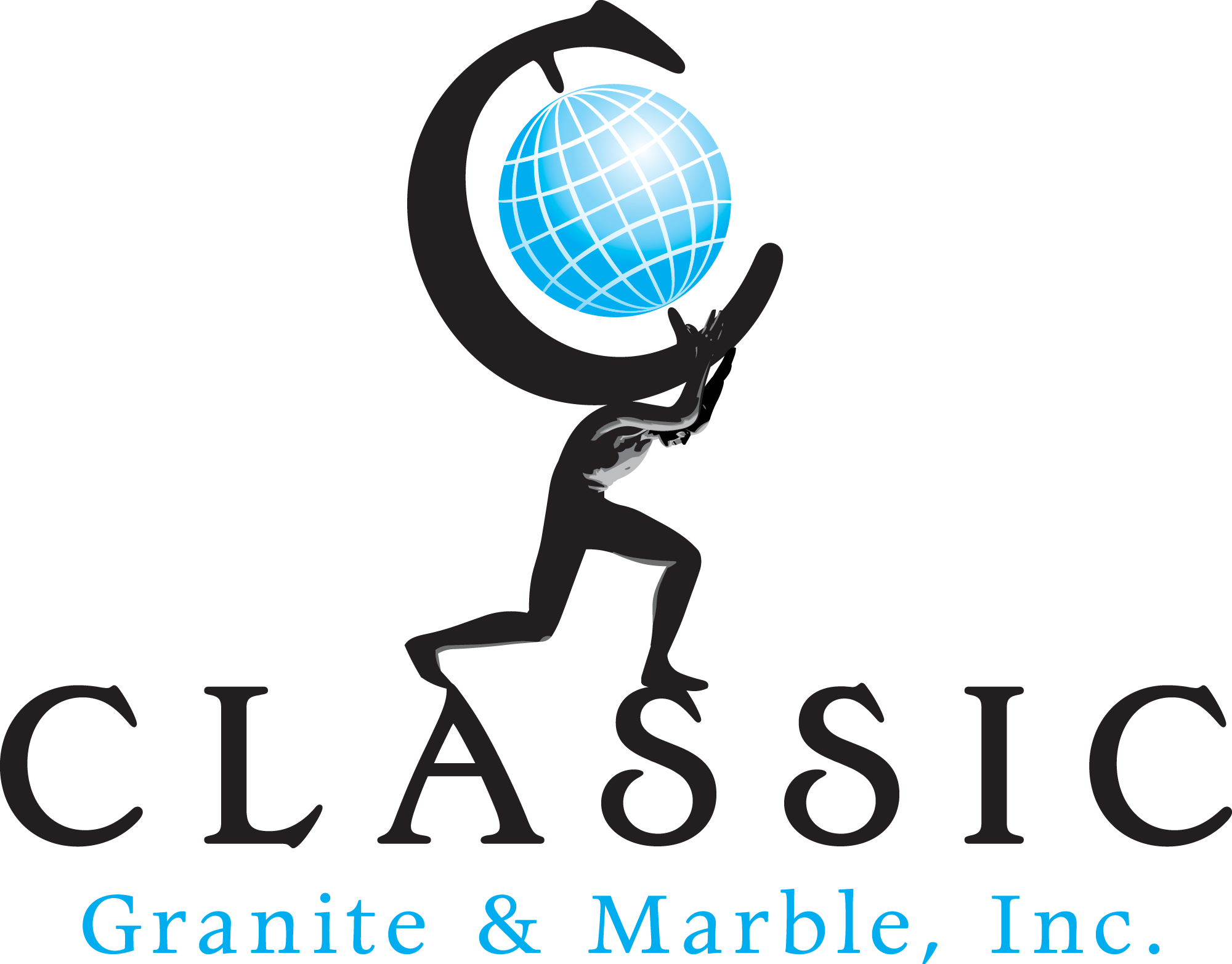 Graphic showing data transfer between computers through a globe internet network.