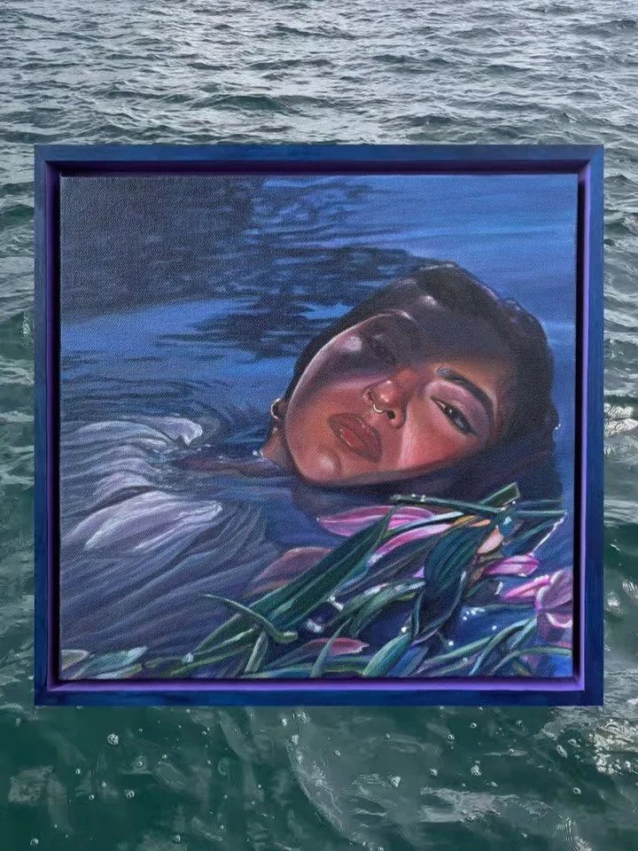 &ldquo;Entre Mareas&rdquo; &mdash; between tides.

Water is renewal. Water is life. It holds memory, grief, release, transformation, and rebirth all at once. The ocean gives life, takes life, cleanses, consumes, and regenerates. The shadow crossing o