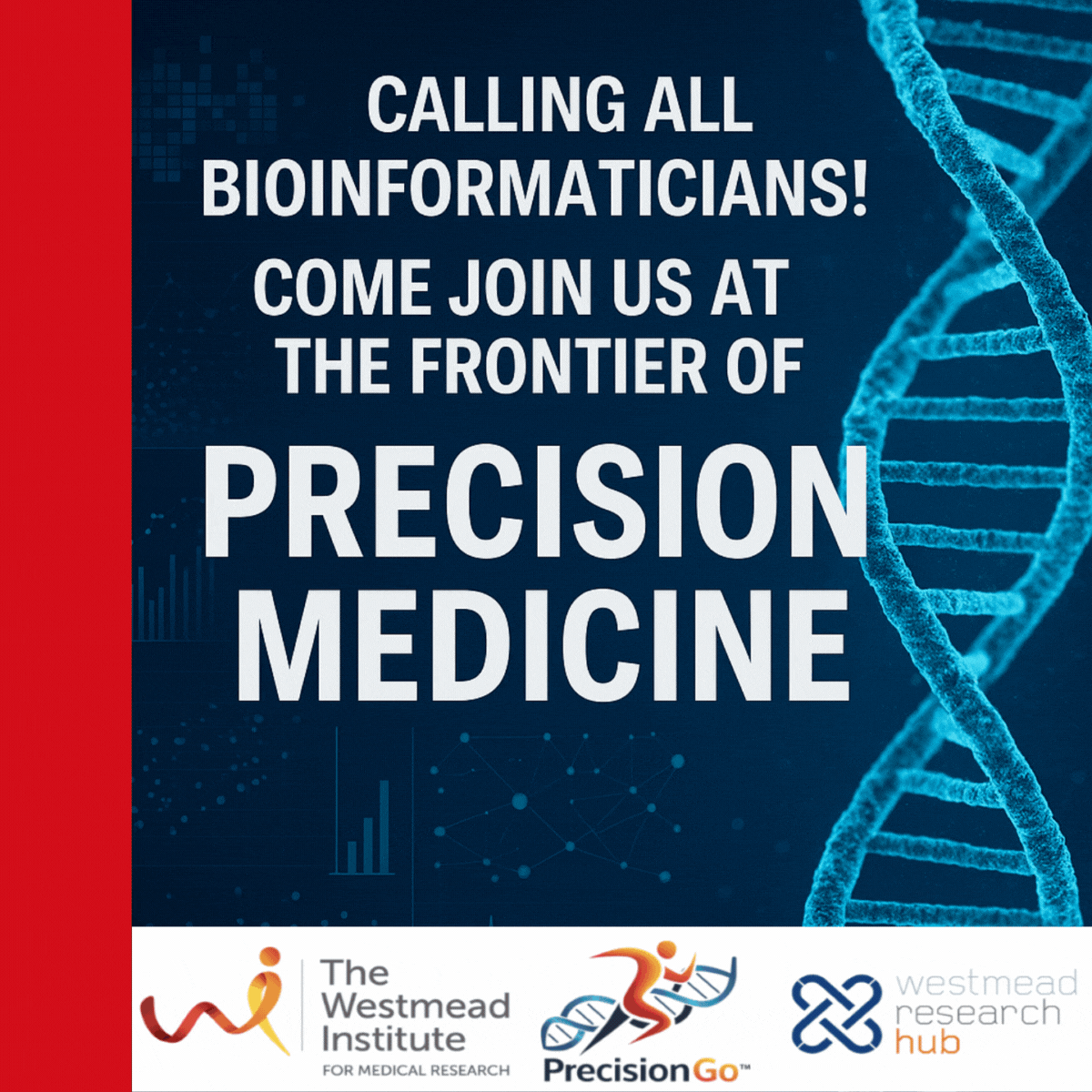 🚀 Calling all bioinformaticians! Come join us at the frontier of precision medicine!
