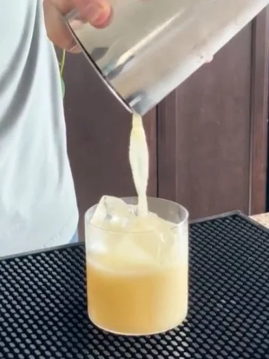 gold rush bourbon cocktail