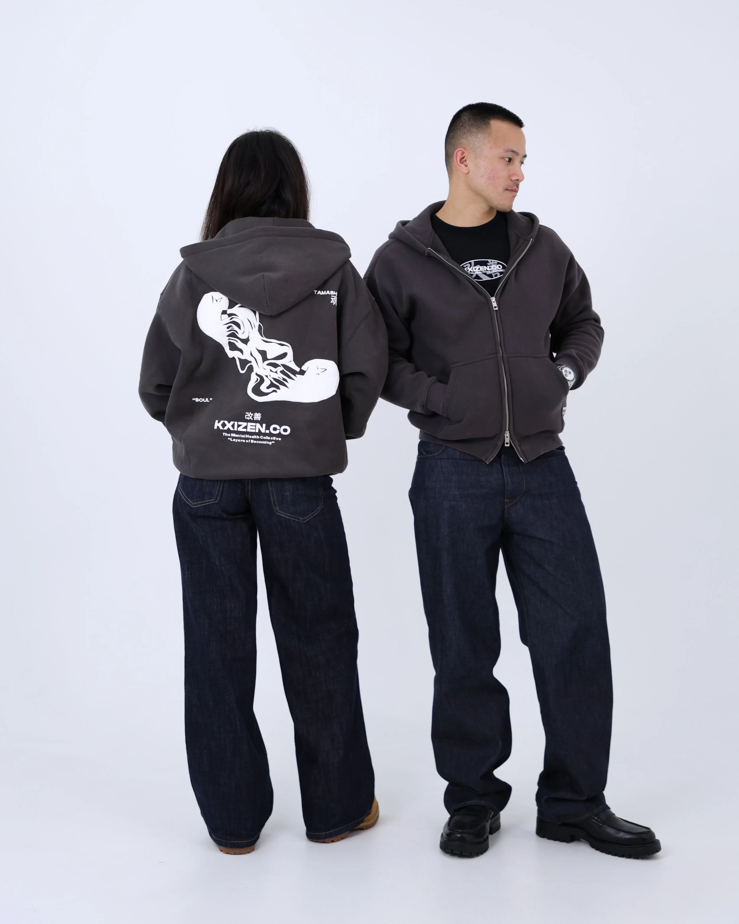 Heavyweight Fleece Jacket - Dark Grey