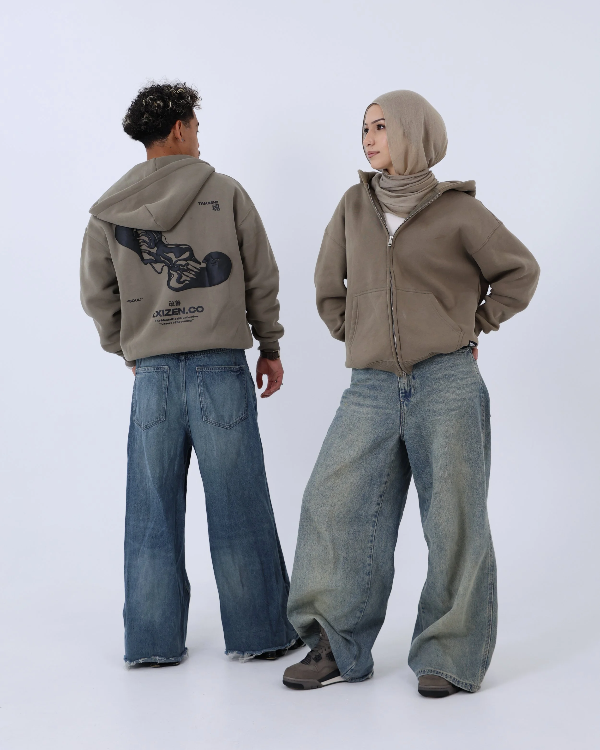 Heavyweight Fleece Jacket - Coffee