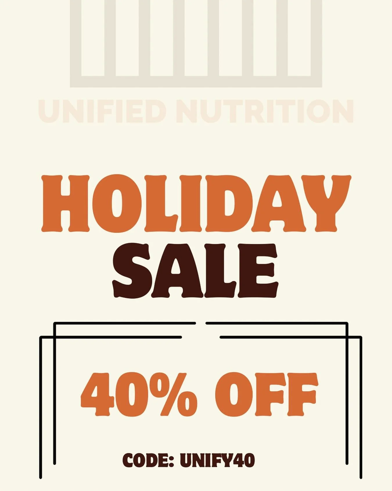 We&rsquo;ve been busy - but that doesn&rsquo;t mean we don&rsquo;t celebrate holiday sales!

40% off store wide, code UNIFY40. This week only!

We hope everyone is having a great winter season, recovering or getting stronger! 🙌