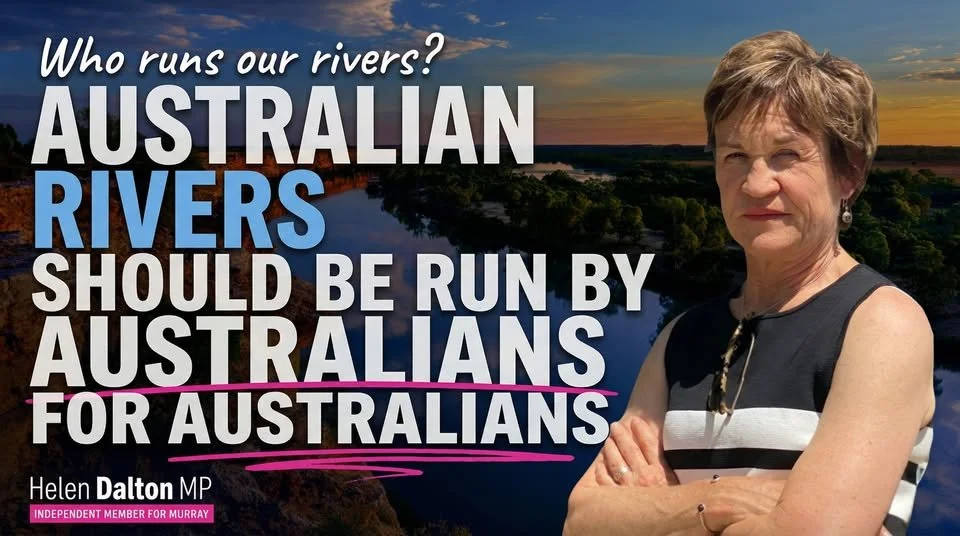 Who runs our rivers?