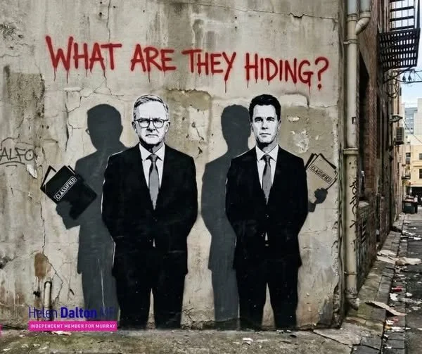 WHAT ARE THEY HIDING?