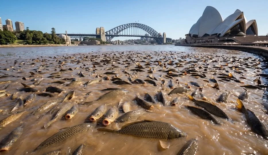 The carp crisis choking the Murray