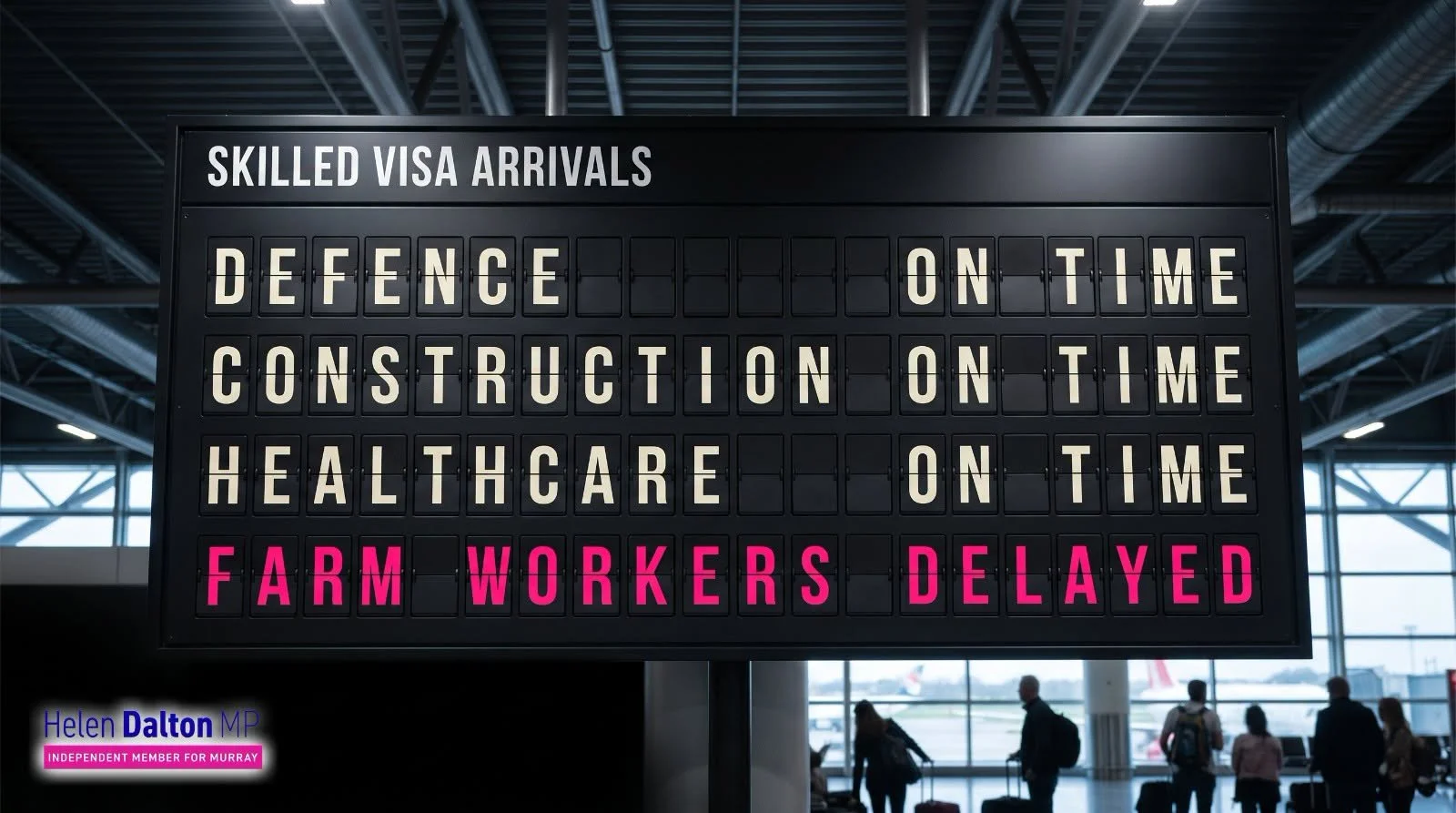 REGIONAL FARM WORKERS SENT TO THE BACK OF THE VISA QUEUE