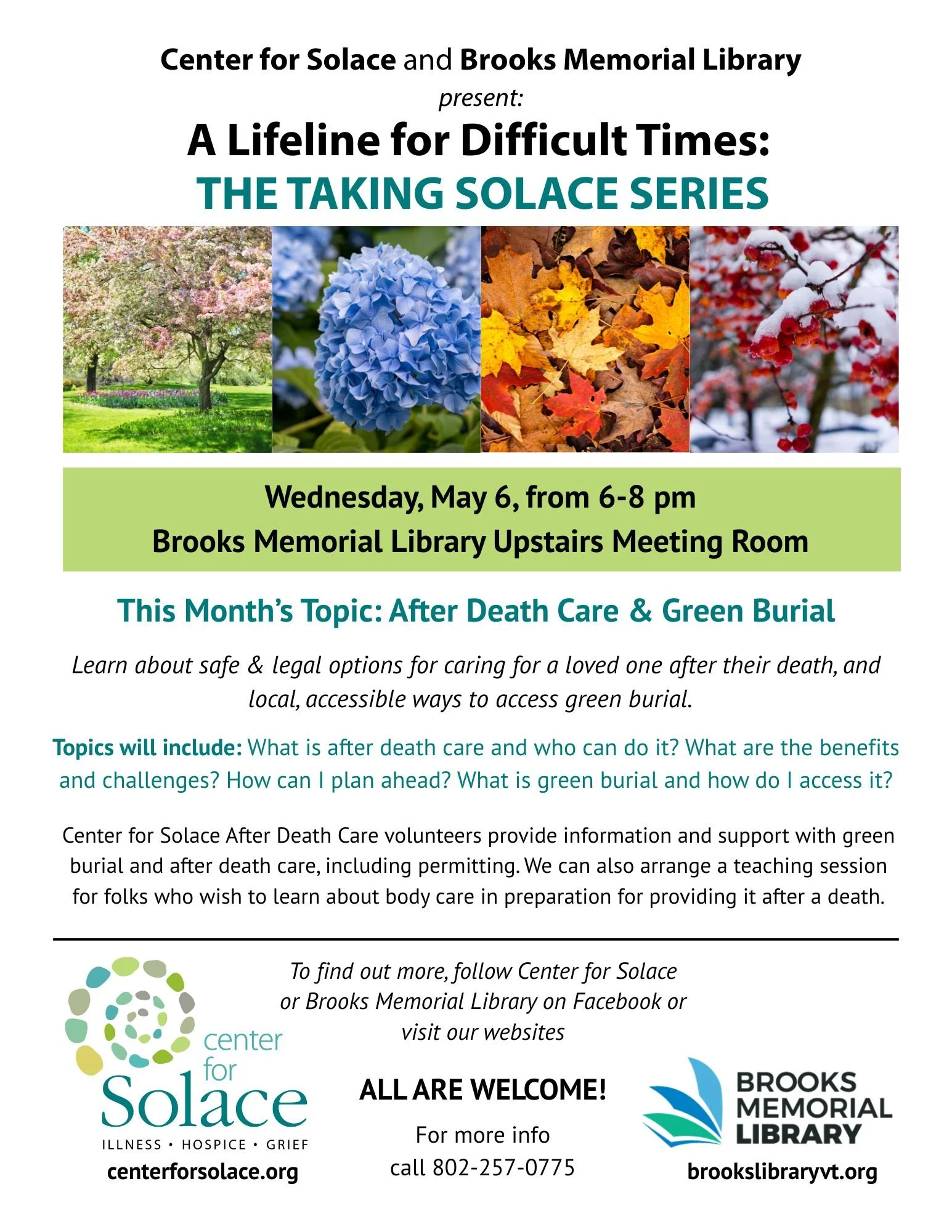 Taking Solace Series: After Death Care & Green Burial