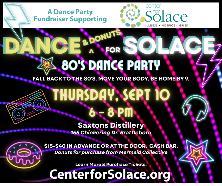 Dance for Solace: Early Eve Dance Party Fundraisers