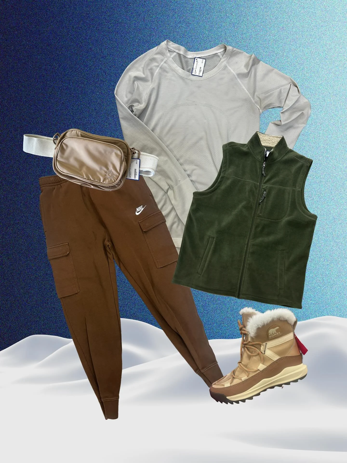 Planning a winter hike? Alcoa&rsquo;s got all your needs for the cutest outfit filled with your favorite brands! ❄️🥾

Lululemon, nike, and aerie offline?! Yes please ✨

#thrift #planetxchange #winter #outfitinspiration