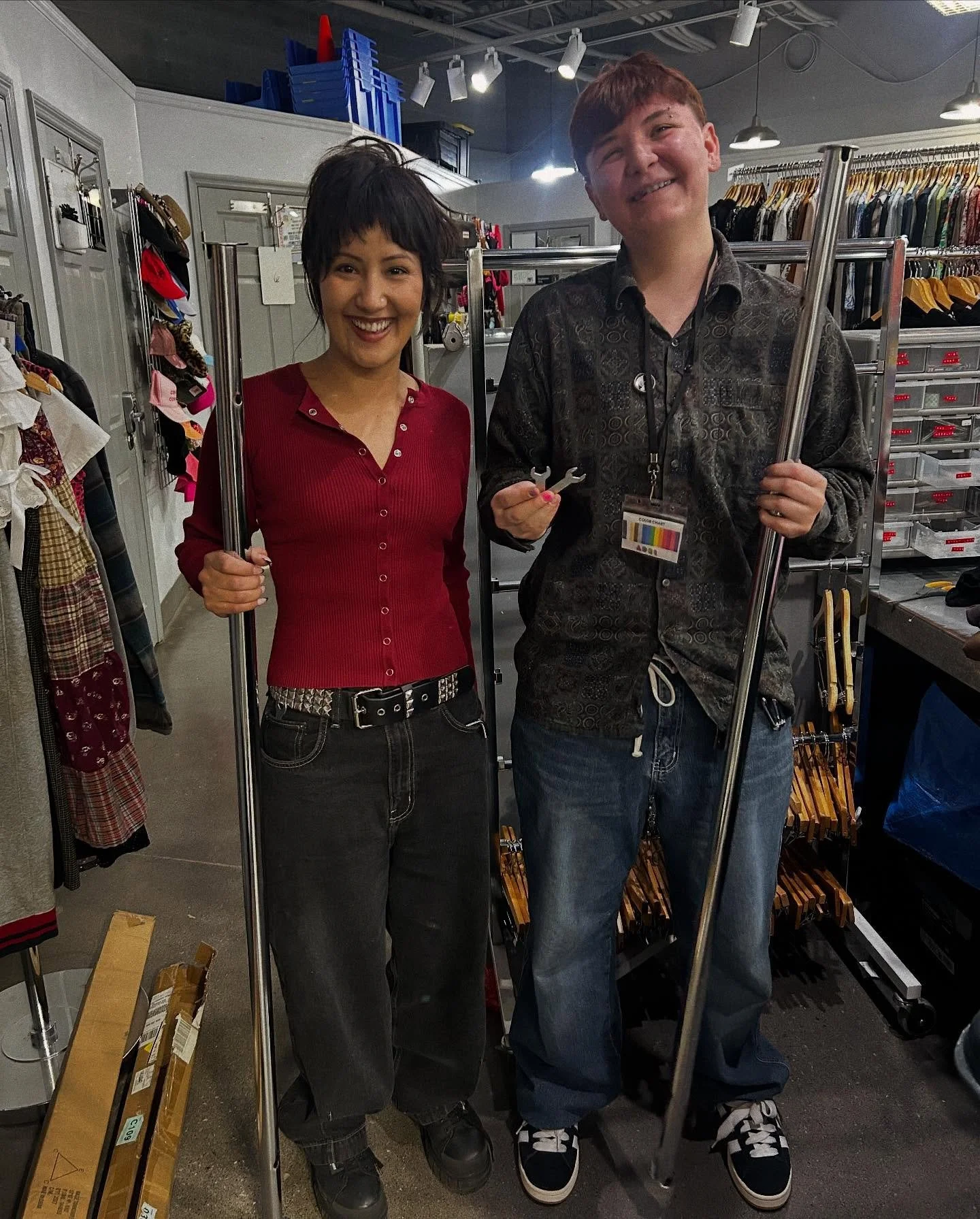 a little renovation at knox! making room for some more inventory baby!✨