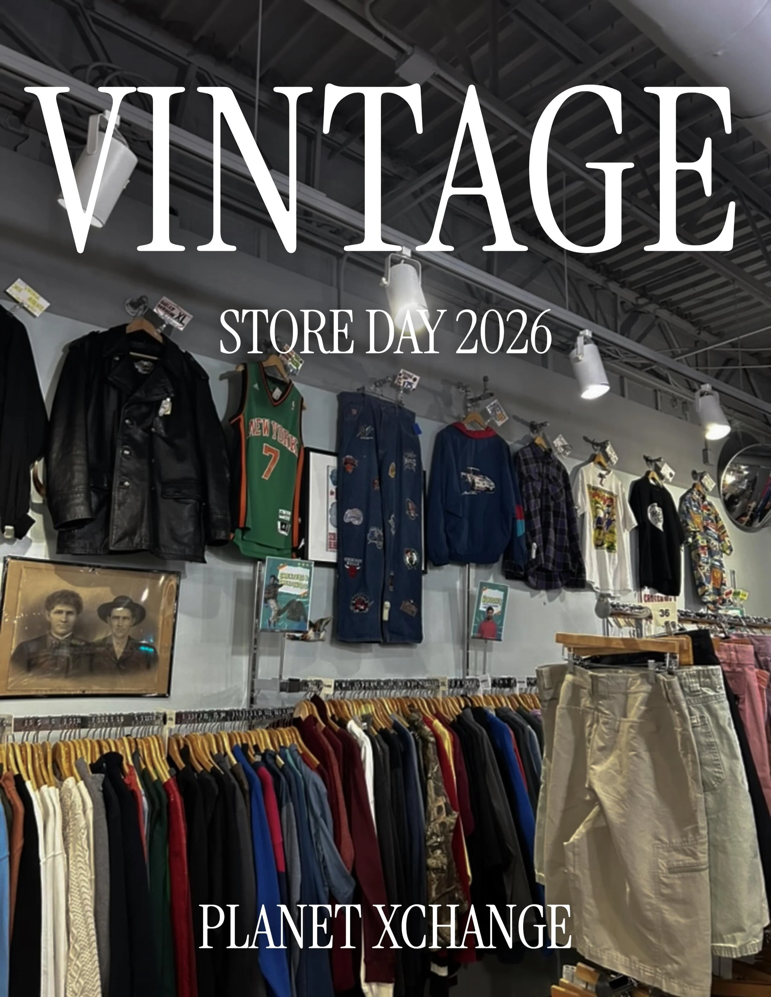 happy vintage store day!✨👕

Want vintage at the best prices? come check out our vintage sections at our stores! Inventory is added every single day! 😎✨